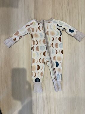 Little Sleepies Luna Moon Bamboo Newborn Footie